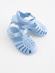 Blue Jelly Fisherman Sandals - Image 1 of 5