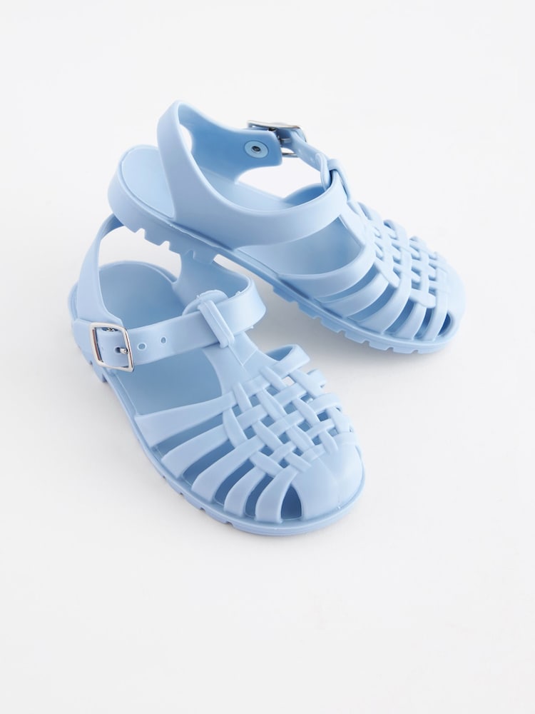 Blue Jelly Fisherman Sandals - Image 1 of 5
