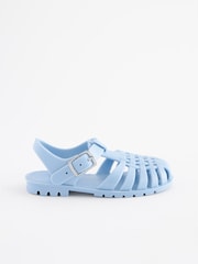 Blue Jelly Fisherman Sandals - Image 2 of 5