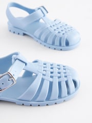 Blue Jelly Fisherman Sandals - Image 4 of 5
