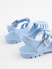 Blue Jelly Fisherman Sandals - Image 5 of 5