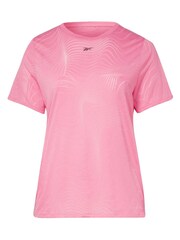 Reebok Plus Size Pink Burnout T-Shirt - Image 4 of 4