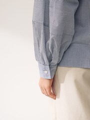 Emme by Marella – Ciad – Langarmhemd aus 100% Baumwolle, Blau - Bild 5 von 5