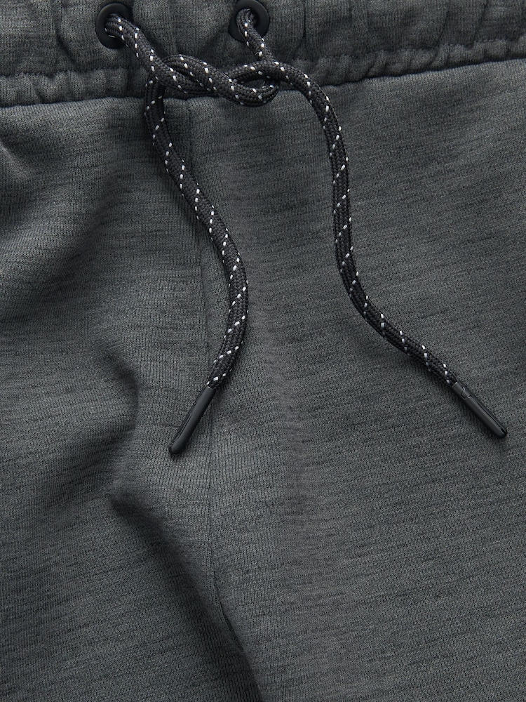 Charcoal Grey Jersey Shorts With Zip Pockets - Image 7 of 8