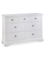 Bentley Designs White Hampstead 3-4 Drawer Chest - Image 1 of 2