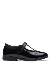 Clarks Black Multi Fit Patent Magic Step Lo Shoes - Image 1 of 7