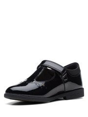 Clarks Black Multi Fit Patent Magic Step Lo Shoes - Image 4 of 7