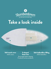 Slumberdown Anti Snore 100% Cotton Pillow - Image 5 of 5