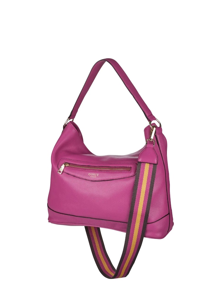 Osprey London Green The Hendrix Leather Hobo Bag - Image 1 of 5