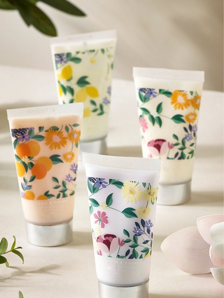 Gift Set of 4 Fragranced Hand Creams 50ml - Image 1 of 3