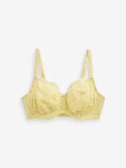 Green/Navy Blue/White Non Pad Balcony DD+ Lace Bras 3 Pack - Image 9 of 10