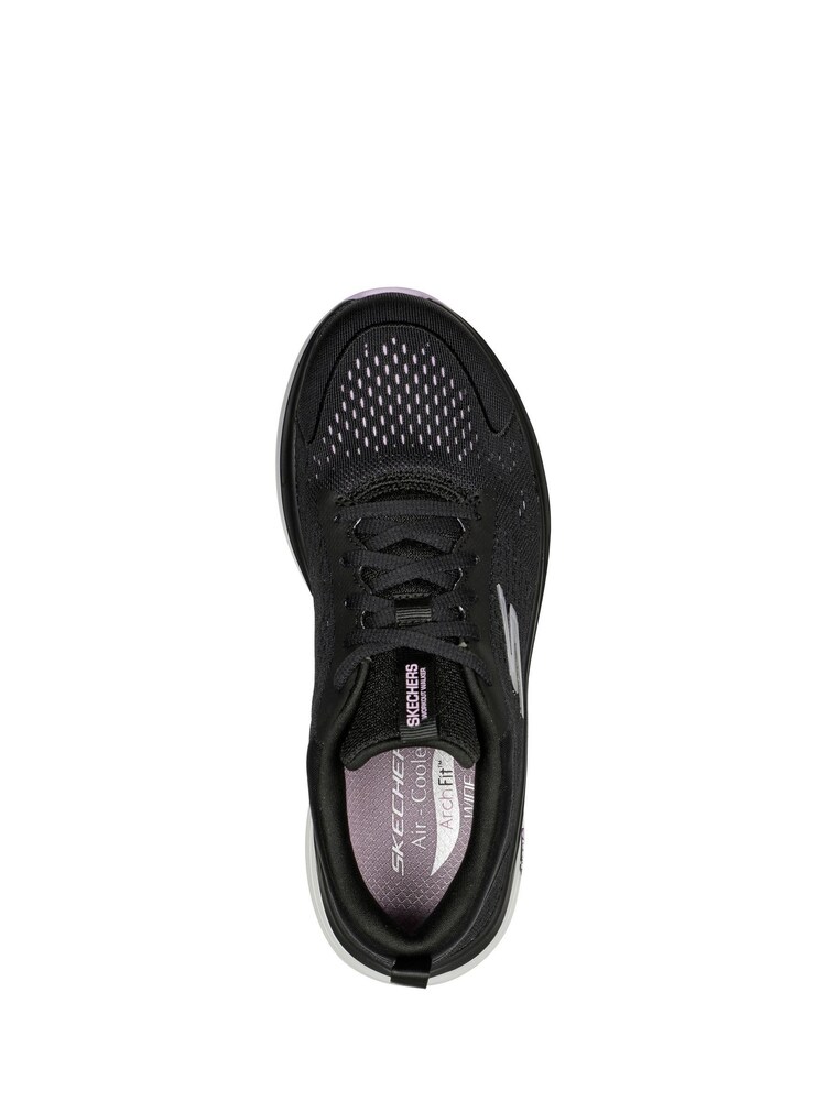 Skechers Black Go Walk Workout Walker Outpace Womens Trainers - Image 4 of 5