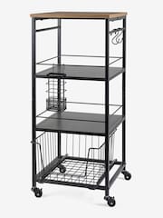 Black Bronx Kitchen Storage Trolley - Image 4 of 4