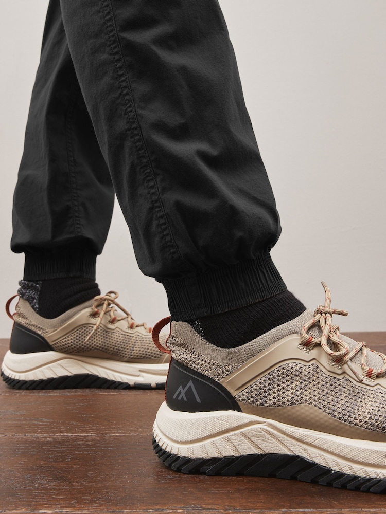 Charcoal Grey Regular Tapered Fit Stretch Utility Cargo Trousers - Image 4 of 8