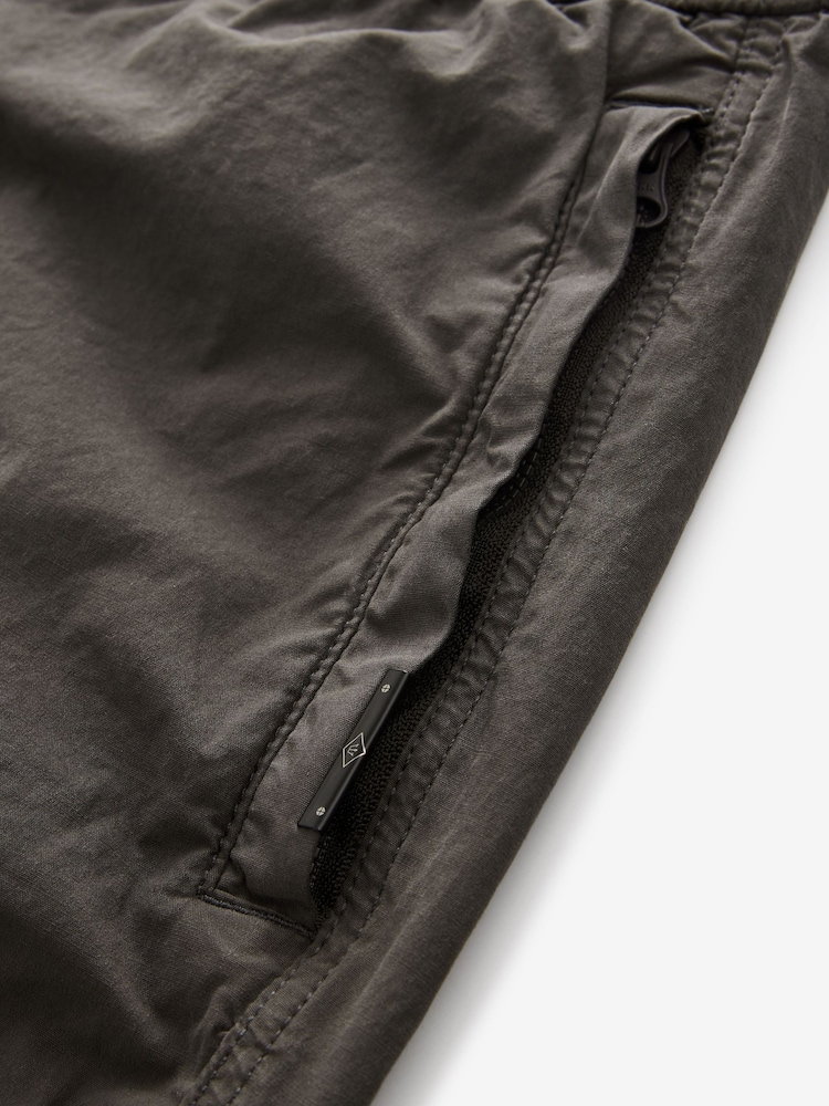 Charcoal Grey Regular Tapered Fit Stretch Utility Cargo Trousers - Image 7 of 8