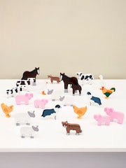 JoJo Maman Bébé Farm Animals Pocket Set - Image 1 of 3