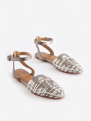Золотой - Туфли на плоской подошве с ремешком Forever Comfort® - Изображение 6 из 10
