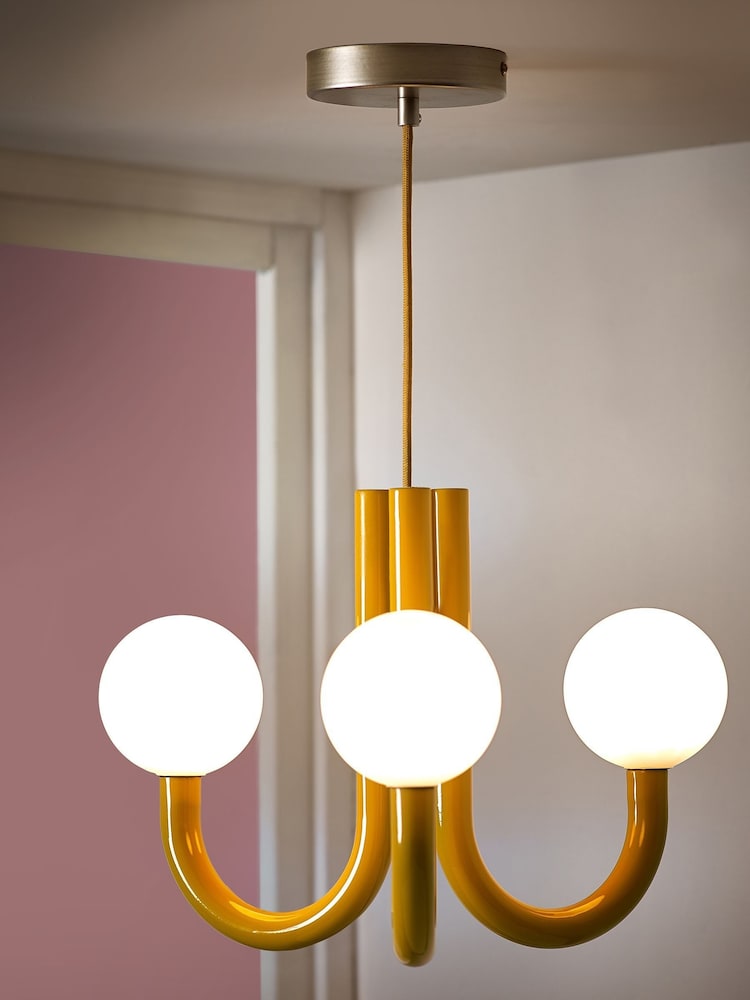 Novogratz Yellow Cordelia Chandelier - Image 1 of 6