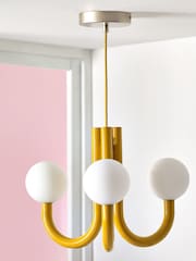 Novogratz Yellow Cordelia Chandelier - Image 2 of 6