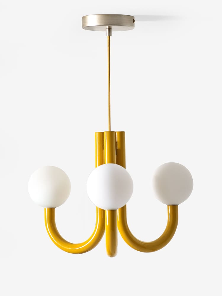 Novogratz Yellow Cordelia Chandelier - Image 6 of 6 Novogratz Yellow Cordelia Chandelier - Image 6 of 6
