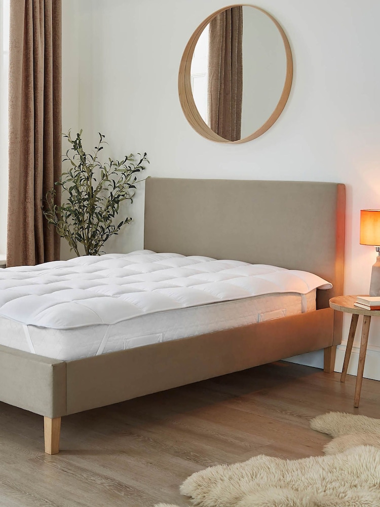 Martex White Warm Nights Soft Touch Mattress Topper - Image 2 of 3