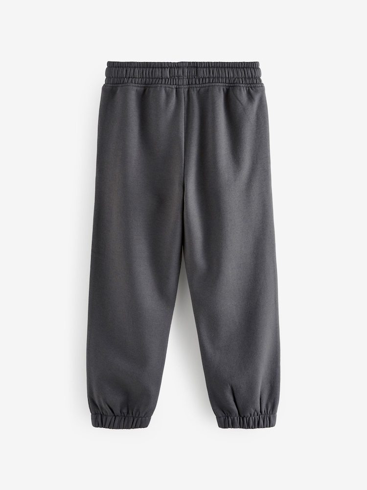 Charcoal Grey Regular Fit Basic Joggers (3-16yrs) - Image 2 of 2