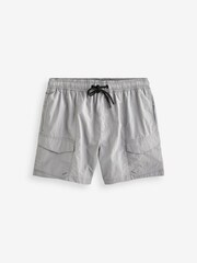 Ice Grey Cargo Swim Shorts - Image 5 of 5
