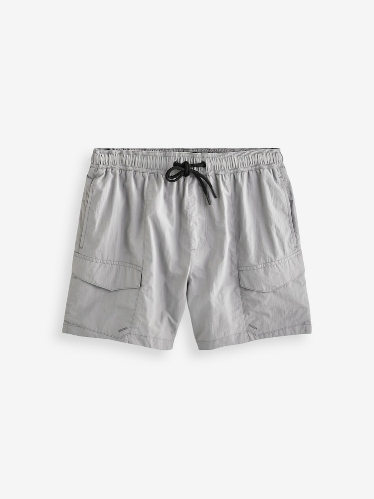 Ice Grey Cargo Swim Shorts - Image 5 of 5
