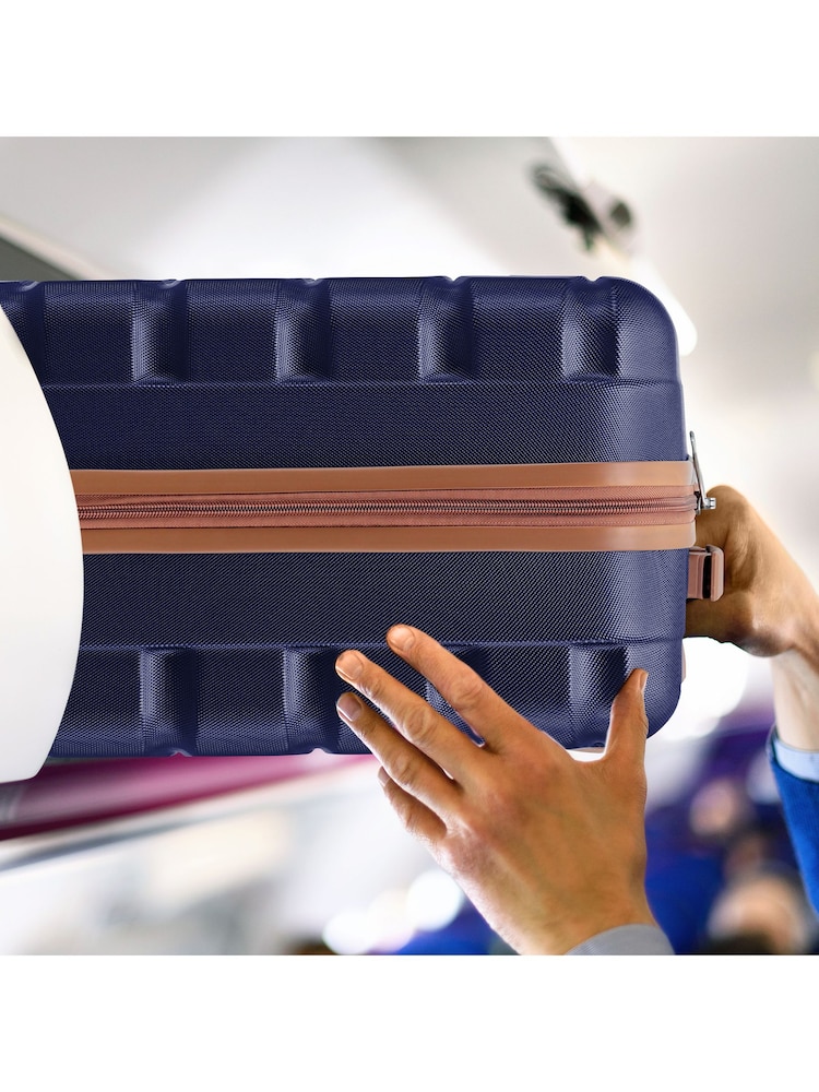 Flight Knight 56x45x25cm EasyJet Overhead 4 Wheel ABS Hard Case Cabin Carry On Hand Luggage - Image 5 of 7