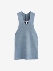 Blue Sparkle Racer Knit Vest - Image 5 of 5