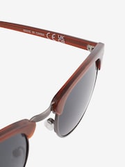 Amber Orange Retro Polarised Sunglasses - Image 5 of 5