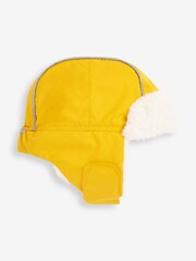 JoJo Maman Bébé Mustard Yellow Cosy Waterproof Hat - Image 1 of 1