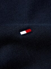 Tommy Hilfiger Blue 1985 Quarter Zip Mock Jumper - Image 6 of 6