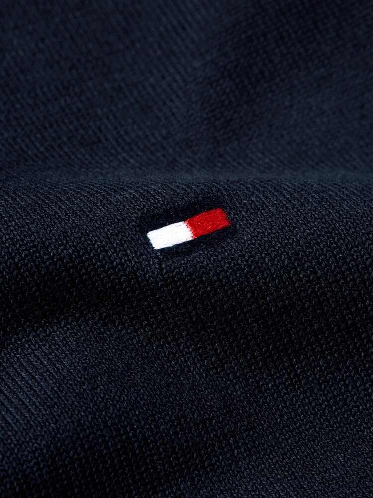 Tommy Hilfiger Blue 1985 Quarter Zip Mock Jumper - Image 6 of 6