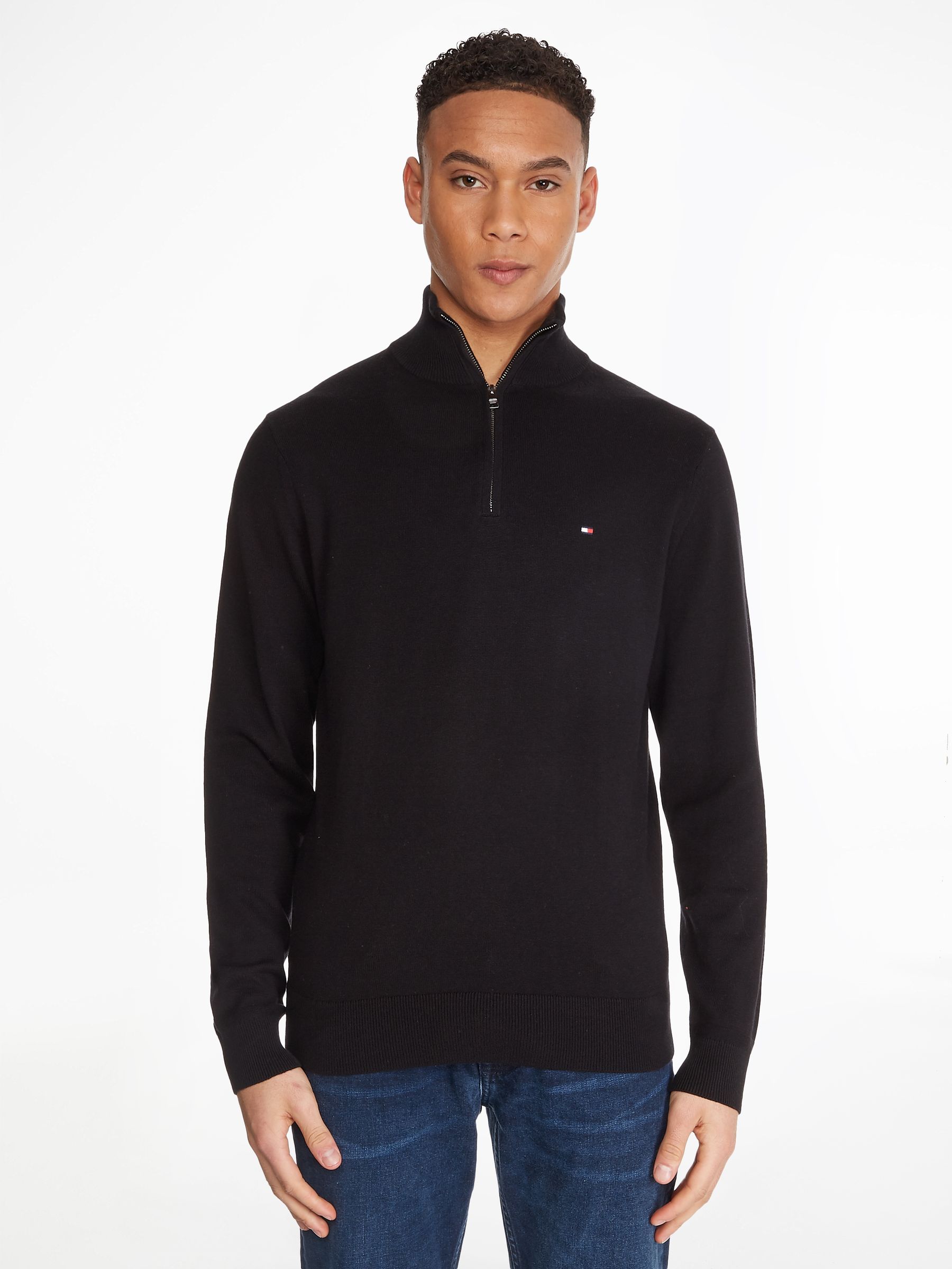 Tommy hilfiger zip up jumper on sale