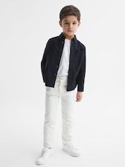Reiss Navy Greenwich 3-9 yrs Button Down Oxford Shirt - Image 3 of 6
