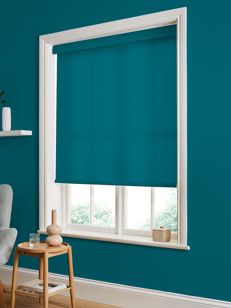 Graham & Brown Blue Mykonos Made to Measure Roller Blind - Image 2 of 6