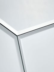 Pacific Silver Mirrored Glass Rectangular Floor Mirror - Image 3 of 3