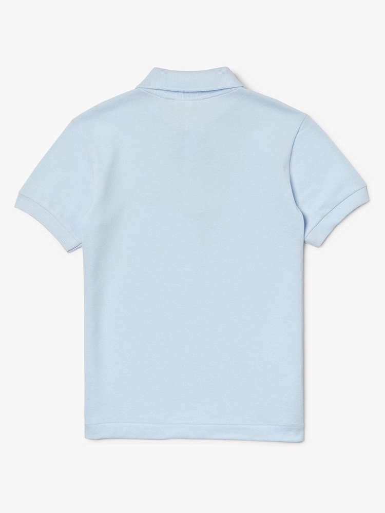 Голубой - Lacoste Childrens Classic Polo Shirt - Изображение 2 из 5