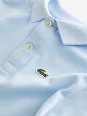 Голубой - Lacoste Childrens Classic Polo Shirt - Изображение 3 из 5