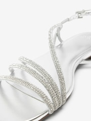 Silver Forever Comfort® Strappy Sparkle Sandals - Image 5 of 6