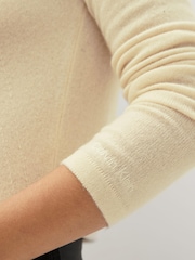 Calvin Klein Natural Cashmere Roll Neck Jumper - Image 4 of 5