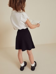 Black Pull-On School Skort with Jersey Stretch (3-17yrs) - Image 3 of 7