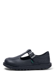 Kickers Black Kick T Bar Shoes - Image 1 of 7