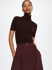 Mango Red Fluid Skirt - Image 3 of 6