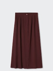 Mango Red Fluid Skirt - Image 5 of 6