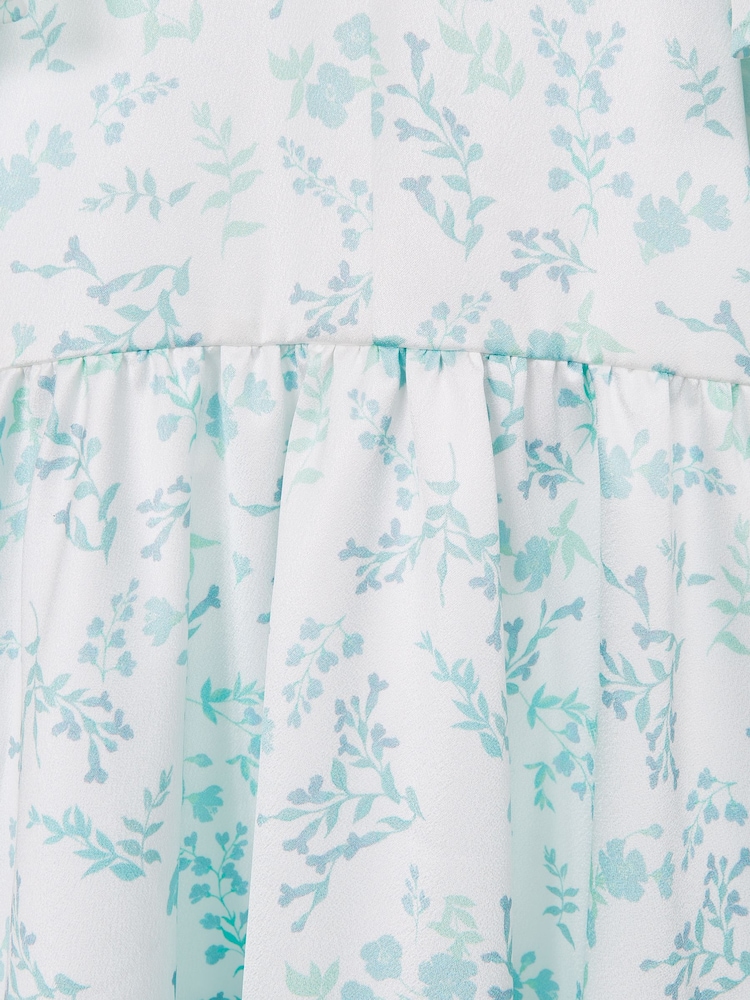 Reiss Multi Maisie 4-9 yrs Satin Midi Dress - Image 7 of 7
