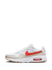 Nike White Red Air Max SC Trainers - Image 2 of 9