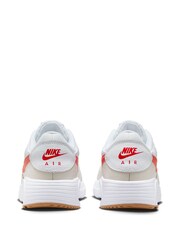 Nike White Red Air Max SC Trainers - Image 3 of 9