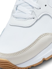 Nike White Red Air Max SC Trainers - Image 6 of 9